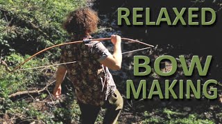 Longbow making in the workshop   A relaxation meditation for modern times