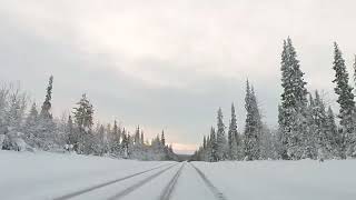 童話般的雪景 在芬蘭的超美公路旅行