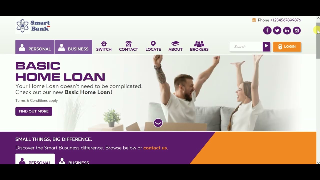 Smart Bank Online Banking Script Youtube