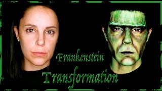 Frankenstein makeup transformation | Silvia Quiros