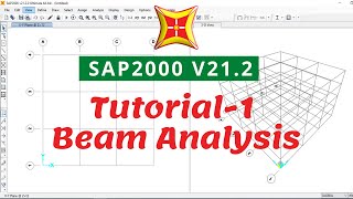 SAP 2000 Tutorial 1 || Learn SAP from Beginning Series || Latest Version of SAP