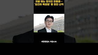 첫발 떼는 정치인 한동훈…'김건희 특검법' 등 현안 산적