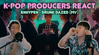 Musicians react & review ♡ ENHYPEN - DRUNK-DAZED (MV)