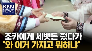 조카에게 3만 원 세뱃돈 줬다가... / KNN