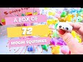 A box of 72 Mochi Squishies!!! No duplicates!! ASMR