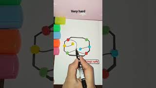 Connect the same coloured dots without tracing #trending #shorts