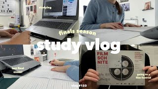 STUDY VLOG 🪼 last final exam, productive days, going to a film festival, reading, and more