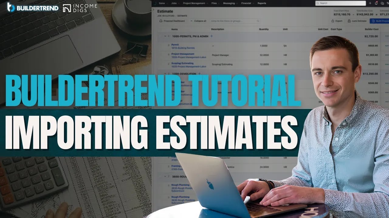 Complete Buildertrend Tutorial Importing Estimates Youtube