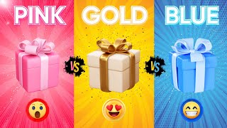 Choose Your Gift...! Pink, Gold or Blue 💗💛💙 How Lucky Are You? 😱 Quiz Cat Kingdom