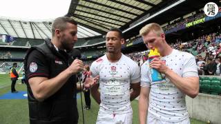 DAN NORTON AND HOWARD PACKMAN WITH UKR7s, LONDON IRB 7s