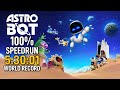 Astro Bot 100% Speedrun in 5:30:01 - Former World Record