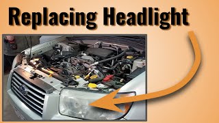 Replacing Headlight Bulb (2006 Subaru Forester)