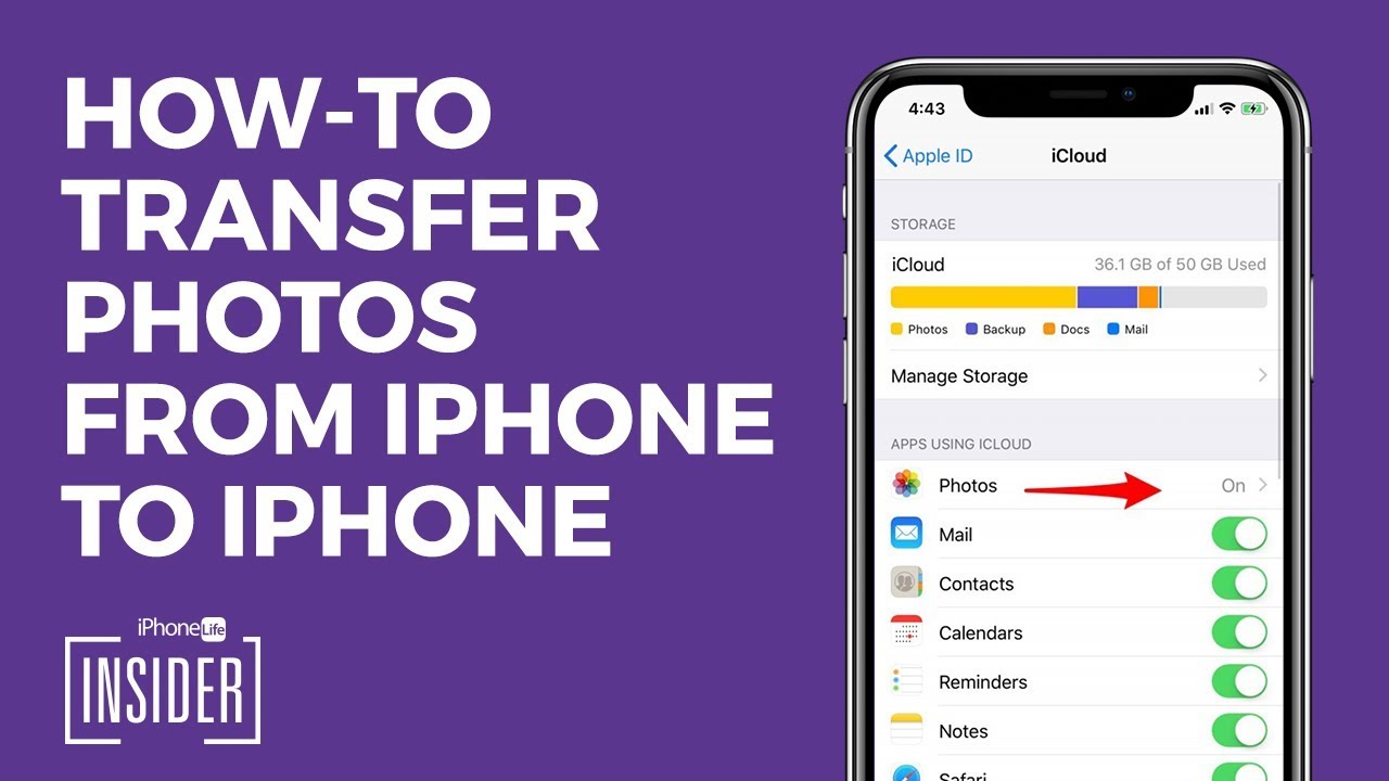 How To Transfer Photos From IPhone To IPhone—Easiest Method! (2020 ...