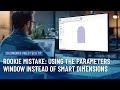 Rookie Mistakes in SOLIDWORKS: Using the Parameters Window Instead of Smart Dimensions