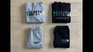 chenille decoded hoodie tracksuit-green ,Trapstar