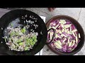 how to make brinjal tomato curry recipe country street food street food machilipatnam