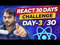 Day-3/30 JSX Expression & CSS Styles || React NextJS Tutorial for Beginners in Hindi