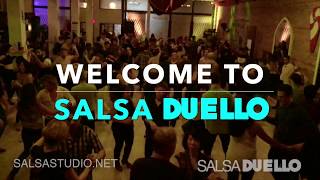 Salsa Duello April 28 featuring Free lessons and Baza performance