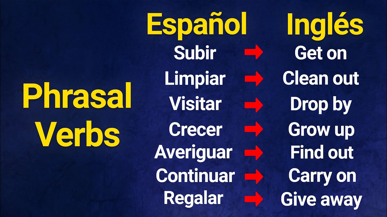 Aprender Phrasal Verbs En Ingles Infoupdate Org