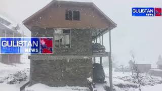 Winter Arrives with Snowfall in Ramban District's High Altitude Regions