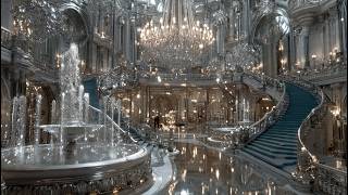 🩶🏰 Inside the Majestic Grey Mansion | A World of Elegance & Mystery in 4K