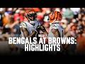 Cincinnati Bengals Highlights vs. Cleveland Browns | 2024 Regular Season Week 7