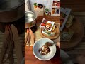 Cooking real mini food, instant noodles Indomie