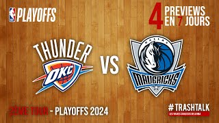 NBA Playoffs 2024 : Thunder - Mavs, la preview