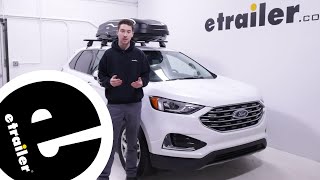 Step-By-Step Installation Tutorial for the Yakima SkyBox NX 16 Rooftop Cargo Box on a 2022 Ford Edge