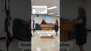 STUDENT Tells Off TEACHER, What Happens Next Is SHOCKING... #school