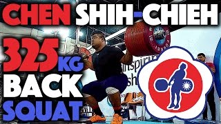 Chen Shih-Chieh (+105kg, Chinese Taipei) - 325kg Back Squat