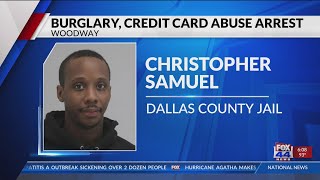 Burglary, Credit Card Abuse Arrest