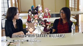 Interview with: SARAH WILLIAMS