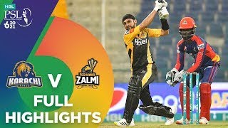 Full Highlights | Karachi Kings vs Peshawar Zalmi | Eliminater 1 Match 32 | HBL PSL 6 | MG2T