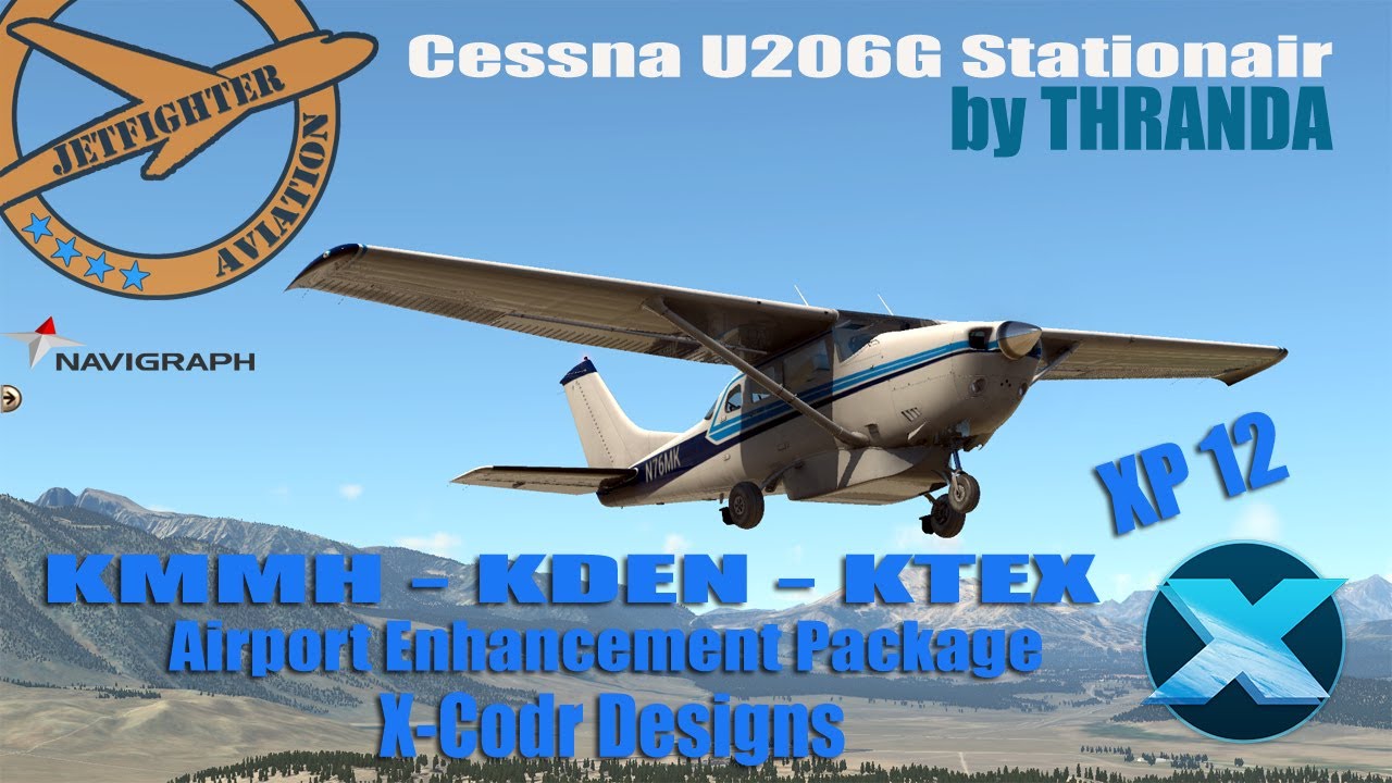 X PLANE 12 B.04 - TESTUJMY NOWOŚCI W XP12 - THRANDA CESSNA C206UG, X ...