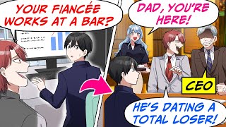 My Boss Dissed My Fiancée as a Loser at a Dinner With the CEO! But She's...[RomCom Manga Dub]