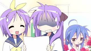 Lucky Star - Konata Draws Her Friends [English Dub]