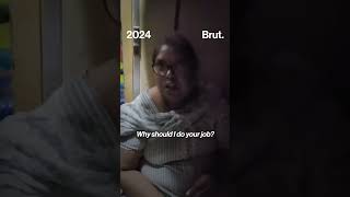 Woman refuses to vacate seat which was not hers. Watch the full video on Brut