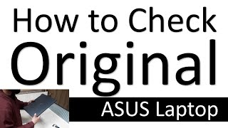 How To Check Genuine ASUS TUF F15 Gaming | Genuine Laptop | How to Check Original Laptop