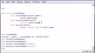 Python Programming Tutorial Series From scratch (33 Classes and Self) | Tutorials point
