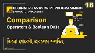 16. Comparison Operators and Boolean Data Type | Beginner JavaScript Programming Bangla
