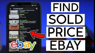 How to Find Sold Price of An Item On Ebay 2022