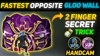 opposite gloo wall trick || free fire inverted gloo wall trick with handcam || MR ATUL YT