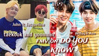 req vid💜BTS Yoonmin ft taekook fmv on hindi bollywood mix song on Do you know💜BTS ft housefull 2 fmv