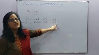 XI 3.6A  Basic  concepts  of differentiation --application in Physics