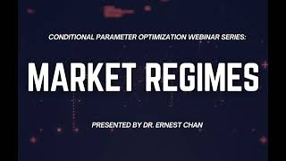 Market Regimes | Conditional Parameter Optimization Course