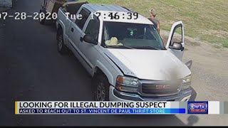 Looking for Illegal Dumping Suspect