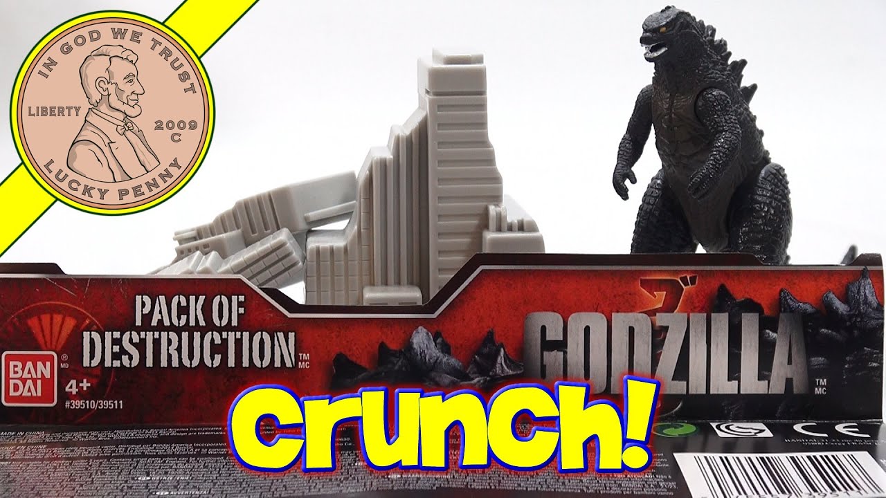 Godzilla 2014 Movie - Pack Of Destruction Set #39511, Bandai Toys - YouTube