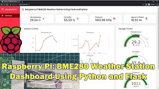 Raspberry Pi BME280 Weather Station Using Python and Flask