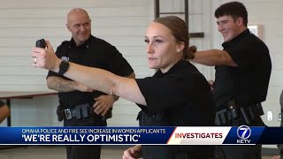 'We're really optimistic': Omaha Police, Fire see increase in female applicants